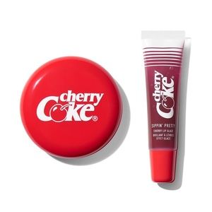 Morphe x Coca Cola Cherry Coke Refresher Lip & Cheek Duo